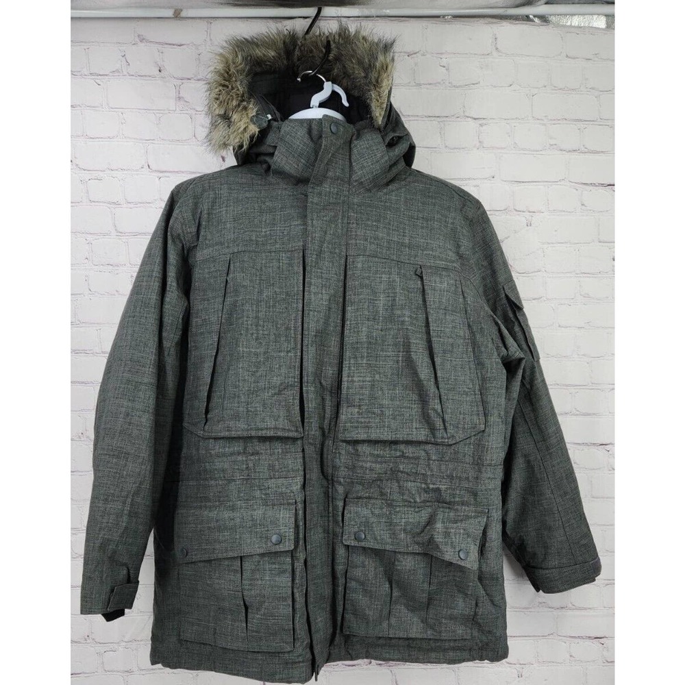 LL Bean Baxter State Parka Goose Down Winter Jacket Coat Gray Men’s Size XXL